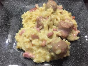 risotto aux saucisses